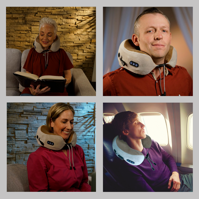 Wellprime Masajeador eléctrico de cuello y hombros para relajar y aliviar dolores