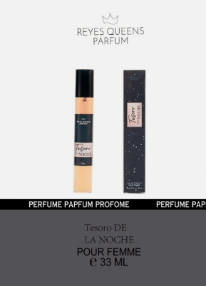 Perfume EAU DE TOILETTE TESORO NOCHE POUR FEMME 33ML – El Encanto Nocturno que Toda Mujer Quiere Llevar
