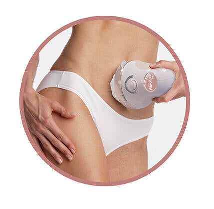 Masajeador con terapia de vibración y rotación para tonificar y esculpir el cuerpo